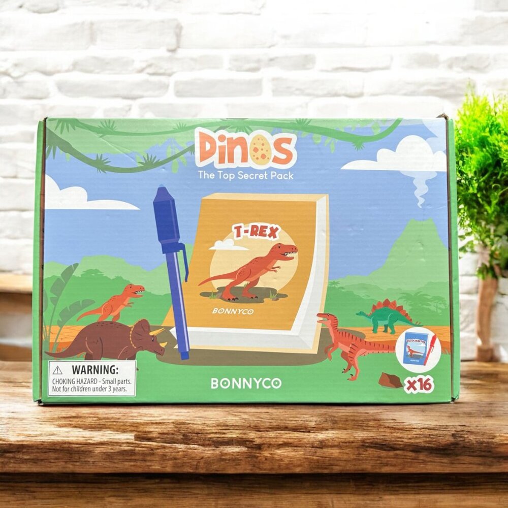Invisible Ink Pen and Notebook Pack of 16 Dinosaur Party Favors for Kids NEW!